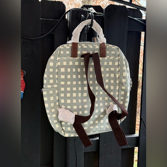 MAIKA Recycled Canvas Zippered Backpack, Flores 15" NWT - Picture 4 of 10